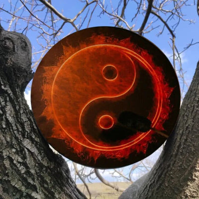 Tambor chamánico yin yang