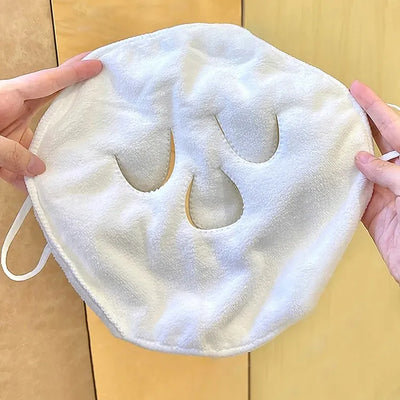 Toalla de compresión caliente y relajante para la cara