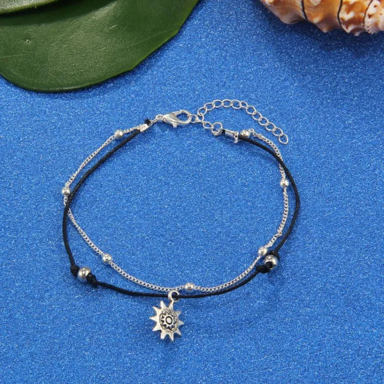 Tobillera de estrella vintage