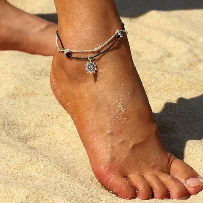 Tobillera de estrella vintage