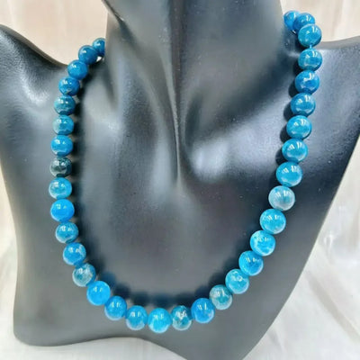Collar de Cuarzo Azul Natural para Energía y Elegancia