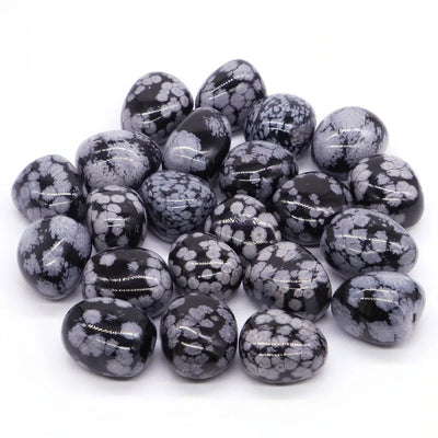 Piedra Rodada de Obsidiana Nevada para Reiki y Protección Energética