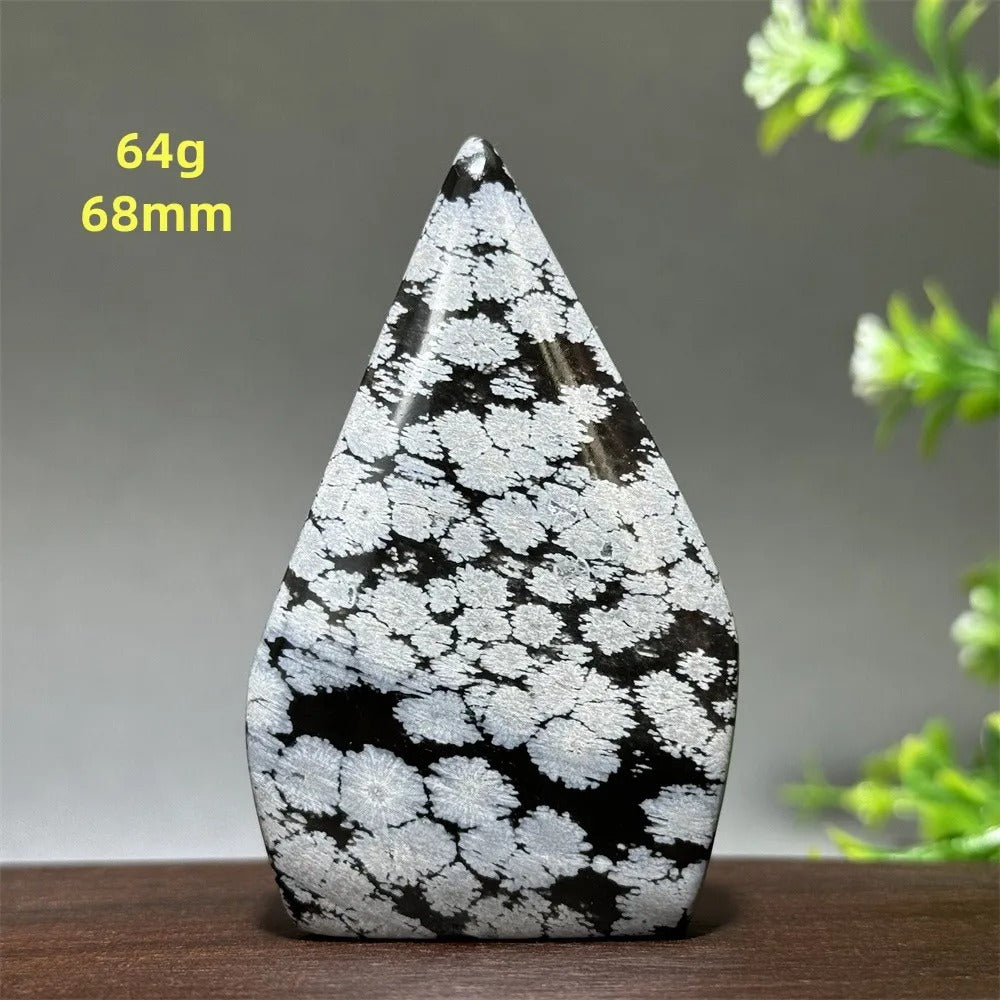 Obsidiana Copo de Nieve Pulida