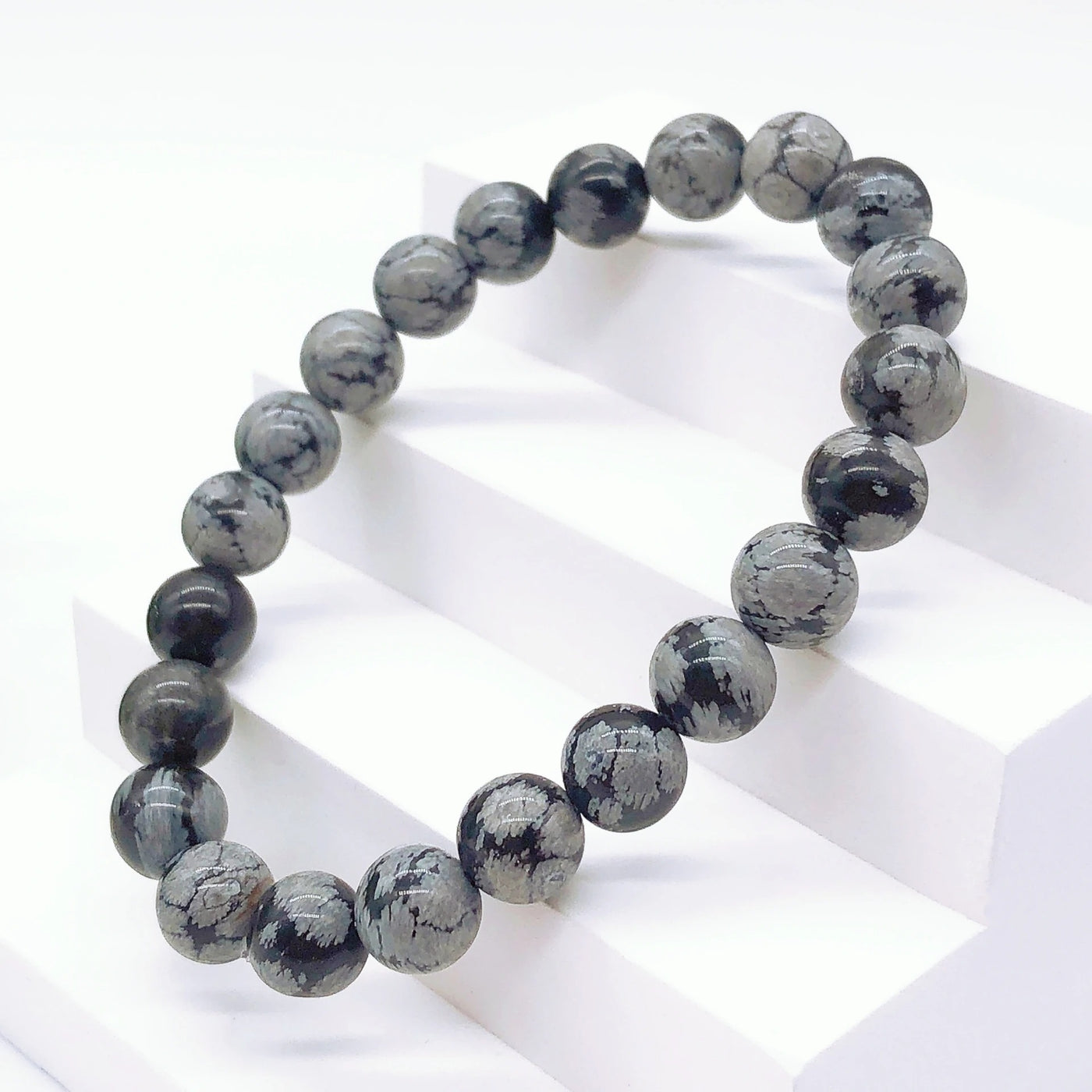 Pulsera de Obsidiana Nevada para Protección y Equilibrio Interior